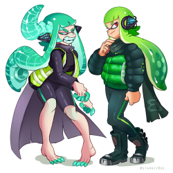starniv0re:  Agent 3, 8, and 4 updated designs! 