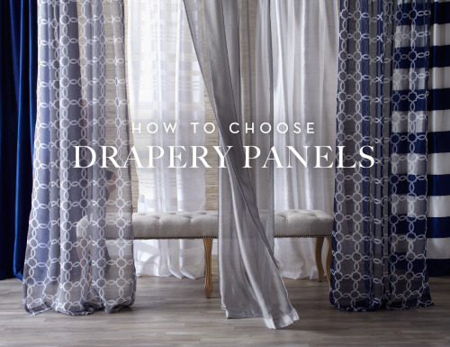 zgallerie:  Not sure how to choose the right drapery panels for your space? Check out our latest guide for tips, uses, and shop for panels here. 