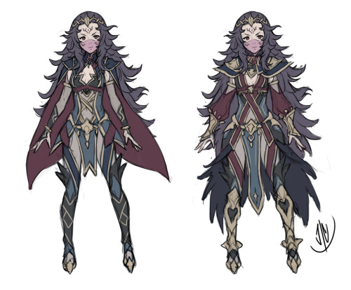 jaeon009:  Nyx and Odin in my redesigned versions of FE fates dark mage and sorcerer classes   <3