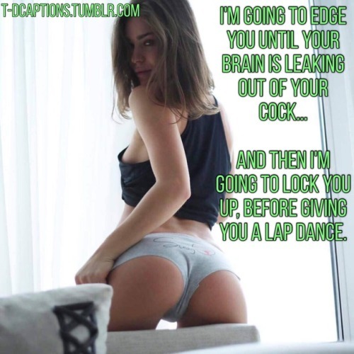 Femdom Chastity Captions, Cum Denial