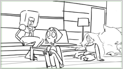 JUST A FEW HOURS AWAY FROM A BRAND NEW EPISODE OF STEVEN UNIVERSE!!! &ldquo;The Test&quot; Storyboarded by Hilary Florido and Katie Mitroff airs tonight at 6:30 e/p!  DON’T MISS IT!