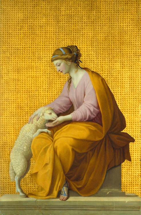 aic-european: Meekness, Eustache Le Sueur, 1650, Art Institute of Chicago: European Painting and Scu