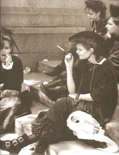 twistedanddivine:A collection of photographs of ‘80s goths :)