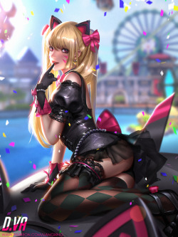 liang-xing:Hi,Guys,This is D.va！Black Cat!I love the style of Lolita and made some minor changes, Hope you like it.^o^Patreon:https://www.patreon.com/liangxing Gumroad:https://gumroad.com/liangxing