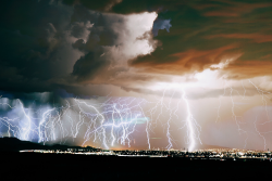 expressions-of-nature:  by Mitch Christofferson ( website ) Colorado Lightning, 72 photos compiled into one. 