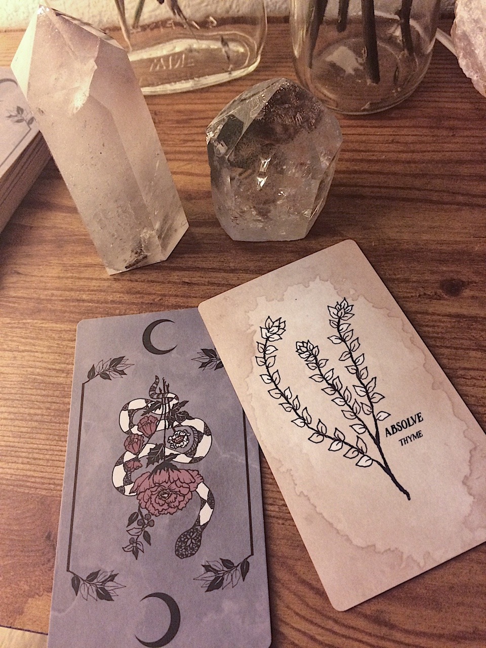 gemstonedgoddess:  Thyme is cleansing and for banishing negative energy. Absolving