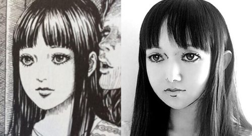 art-tension: When a cosplayer recreates the horrible manga from Junji Ito Japanese cosplayer Ikura i