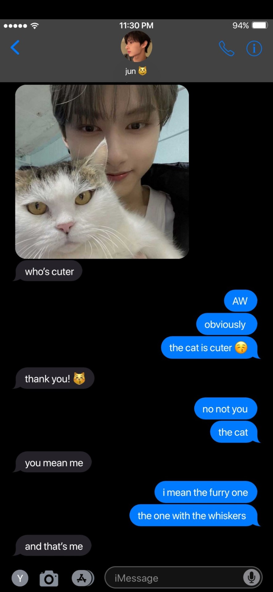 Bf Texts With Jun!