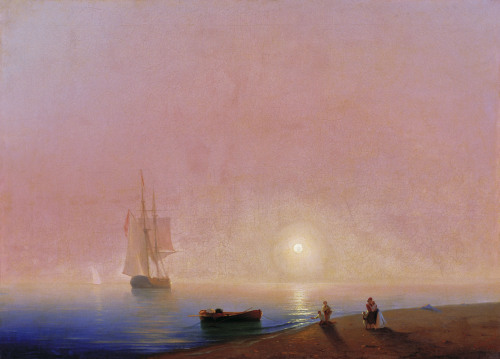 bonae-artes-liberales:Rosé and Blush paintings by Ivan Aivazovsky.Click on the paintings for informa