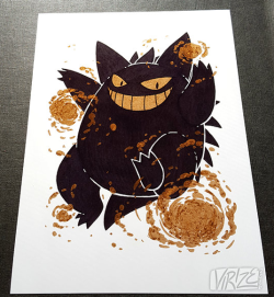 retrogamingblog: Gengar drawing made by Zerize