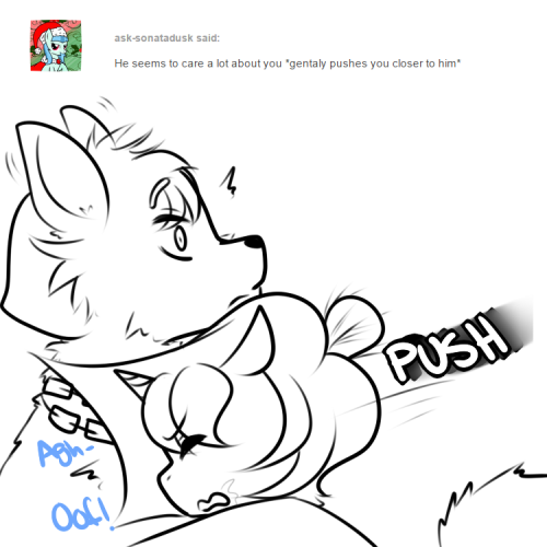 questions-for-peachy:  Peachy: …Shenanigans ensued. A-as I said, you didn’t miss anything. Really.(Feat. fenrir8919)  So cute <3 Shippyshippyship~ X3