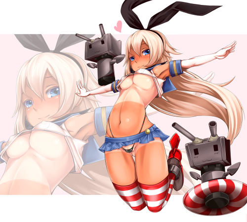 hentafutas22:  Shimakaze’s Sun Tan [Kantai Collection]