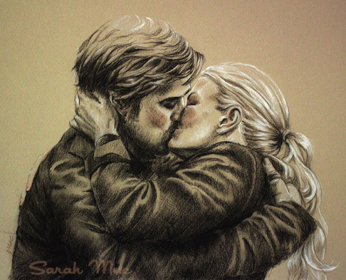 scribblecat27:Here’s the two drawings together together, oh Captain Swan, you own my heart.&nb