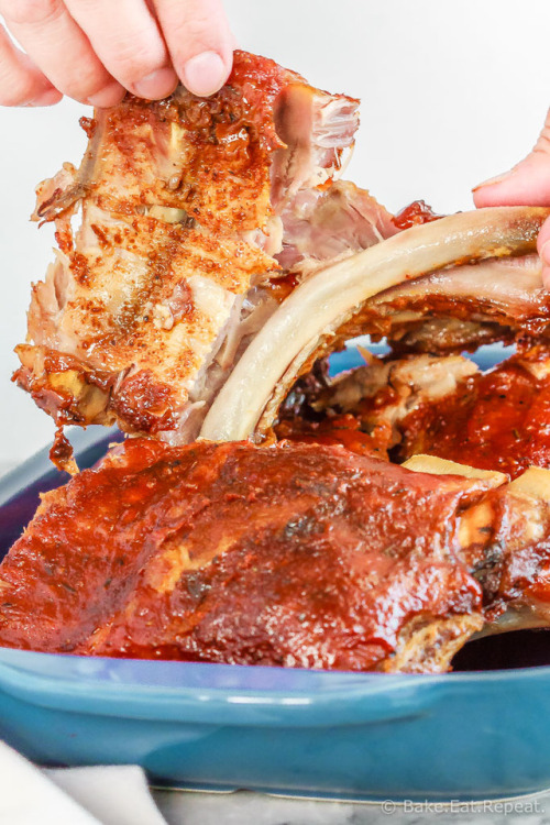 These oven baked ribs are my favourite way to prepare ribs - full of flavour, one of the easiest mea