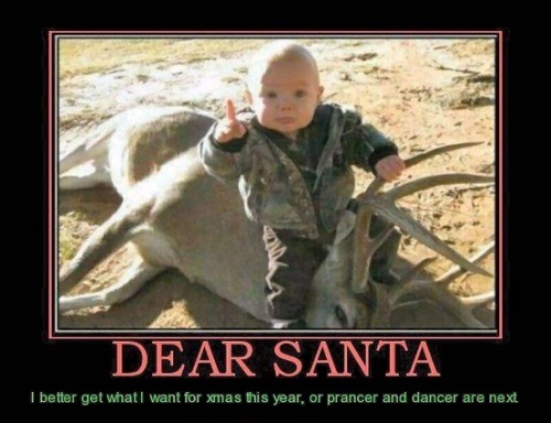 Beware of toddlers bearing threats