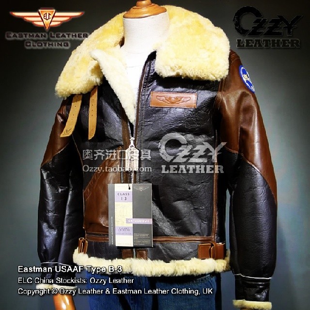 Ozzy Leather — Classic USAAF TYPE B-3 by Eastman Leather...