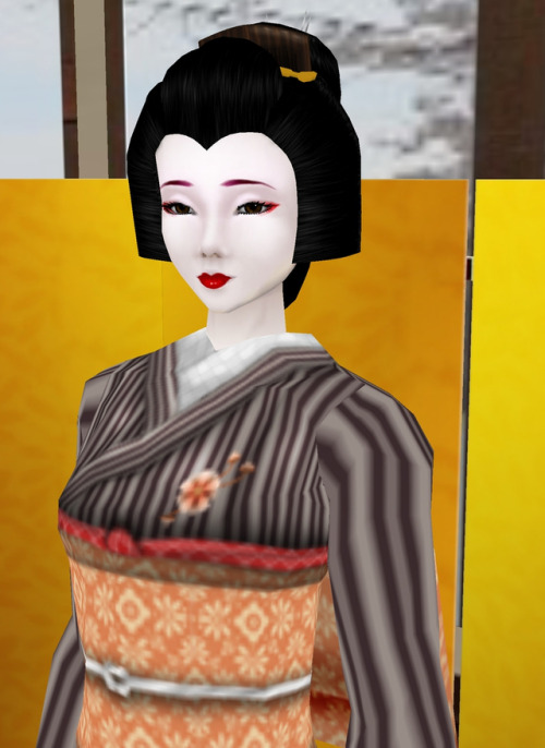 Geiko Kimisono from Sumiya okiya, one of the newest geiko in Miyajimacho