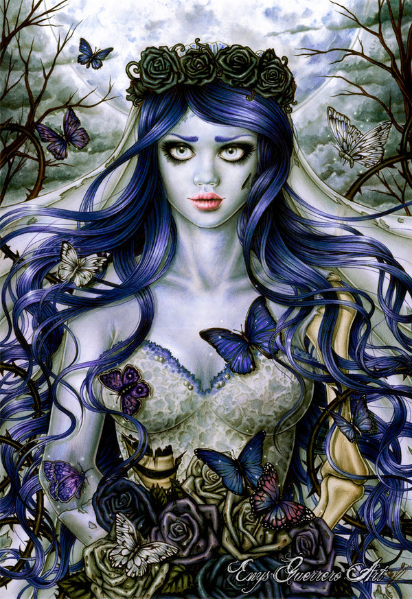 la-knight-library:  &ldquo;Emily&rdquo; of Corpse Bride fame, beautifully