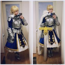 Saber progress by LuxCosplay 