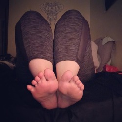 mydevilsplayground:  #partner #feet #bdsm #teamprettyfeet #submission #blackpolish #halloween #sexyfeet #toes #footworshipping #latina #arches #soles #followme #followshoutoutlikecomment #instagram #instagood #instalike #leggings #selfie #solecollector