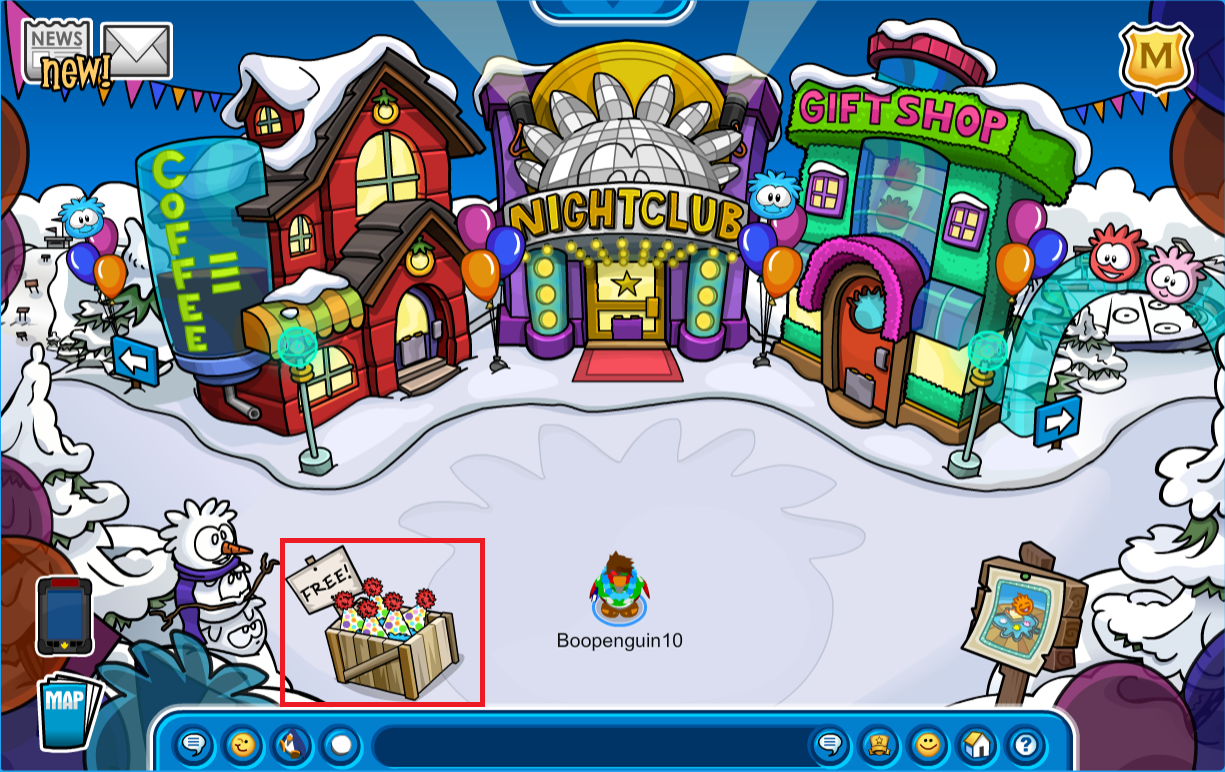 Playercard Generator – Club Penguin Mountains