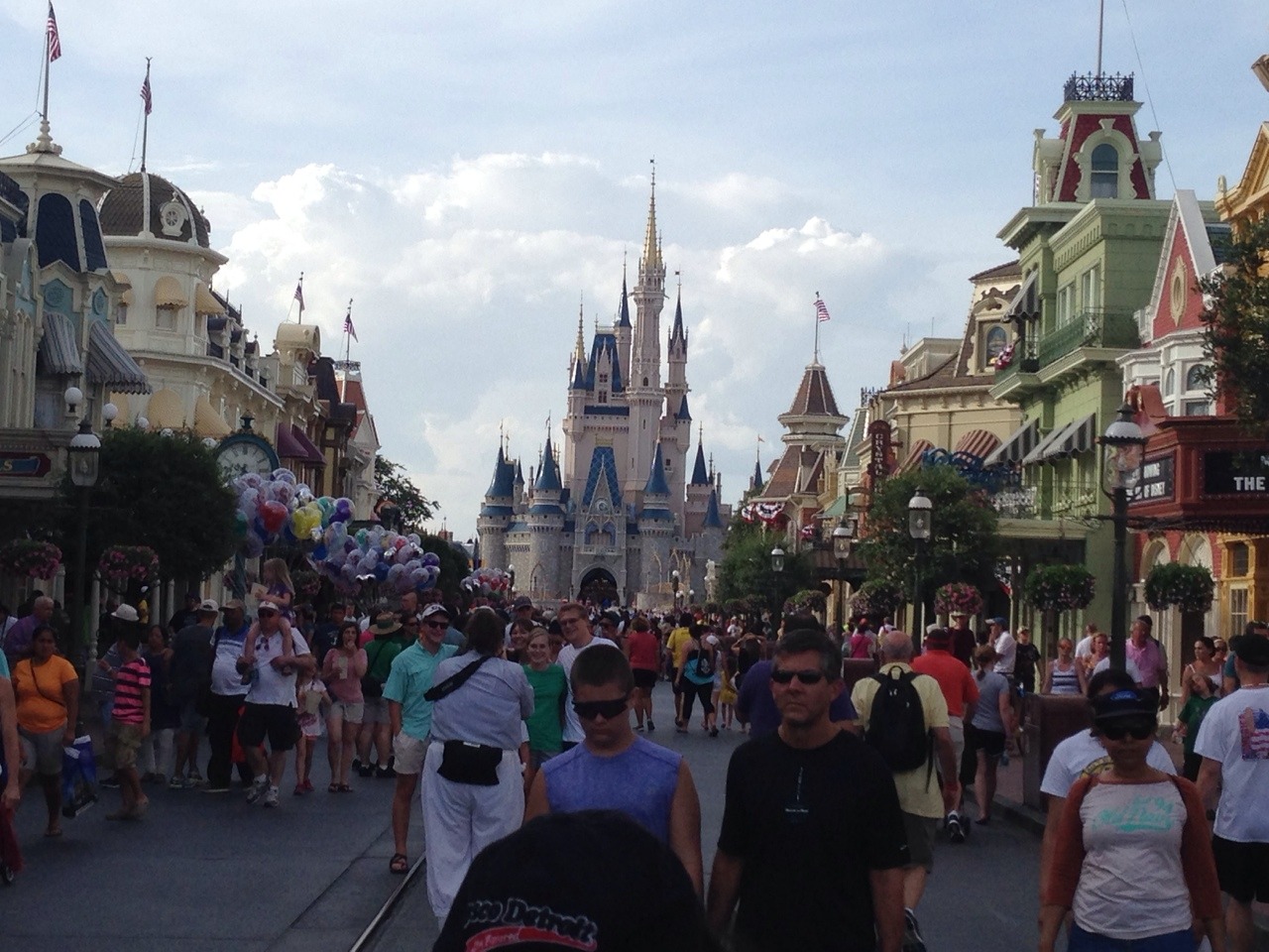 Enjoying a week at Disney World.