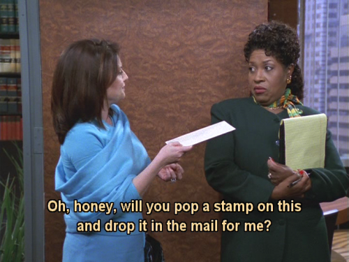 spliffmastergeneral:One of my faveorite moments on this show. She ain’t take no shit from that white lady