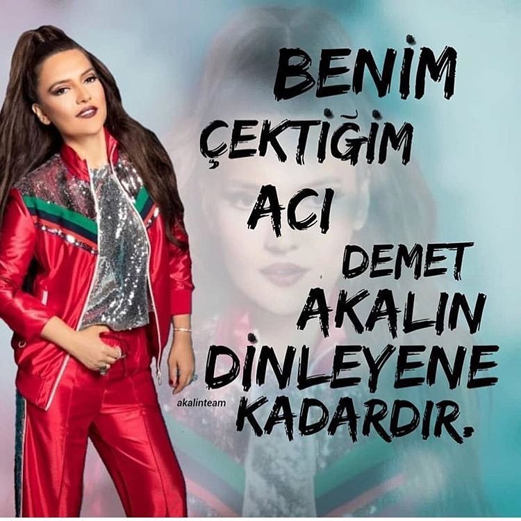 BENİM
ÇEKTİĞİM ACI

DEMET...