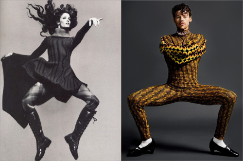 anniegee:harry styles for dazed //  richard avedon for harpers bazaar &amp; vogue