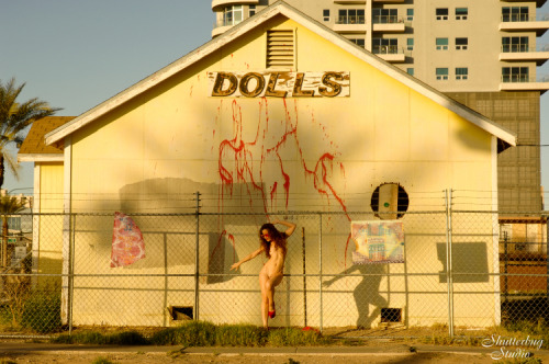 Dolls in downtown Vegas.Pic by Shutterbug-Studio