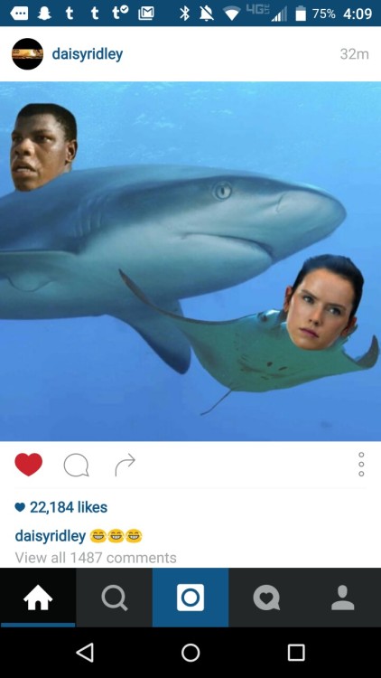 whatwouldjessicajonesdo:queermab:Can we talk about what Daisy Ridley posted on her Instagram todayIT