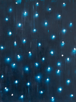 Ross Bleckner (American, b. 1949), Galaxy, 1993. Oil on canvas, 152 x 122 cm. 