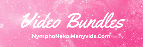 nympho–neko:  Anal Video Bundle Now’s your chance to get all of my anal videos for a fraction of the cost it would be to purchase individually!  This bundle will be available on my Manyvids store exclusively, so don’t miss out!  When you get to