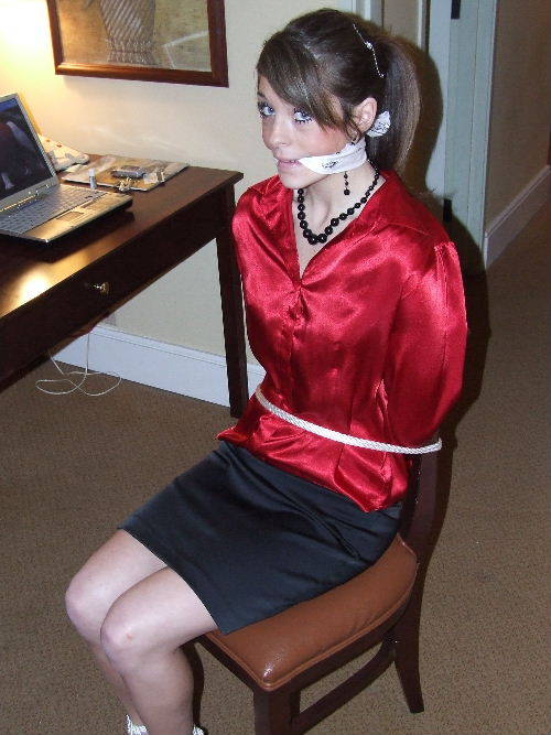 tiedgirlsarethebest:  martuse60:  One of my Favorite Girls, I believe her name is Kristen.  I would abduct her in a heartbeat.  She modeled under the name Kristen at Dan’s Bondage Babes. Dan has/had a bevy of hotties who model(ed) for him. 