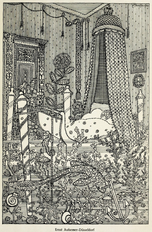 thefugitivesaint: Ernst Aufseeser (1880-1940), “Neue deutsche Buchillustration” by Rudolf Bleistein,