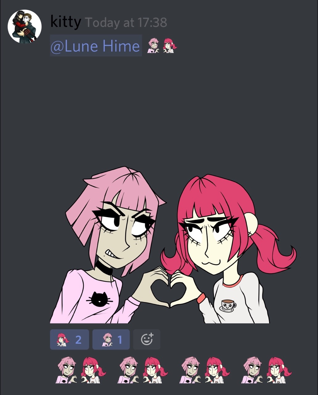 Kitty Feng And Nea Emotes I Made For My Discord