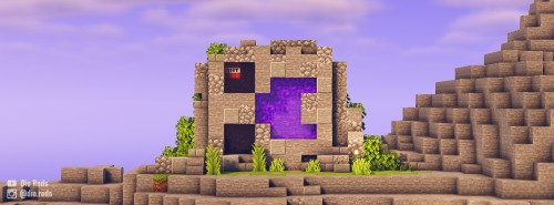 diorods: Creeper Custom Nether Portal! A very simple portal made with several types of stone, but ma