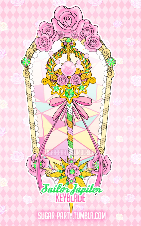 Sailor Jupiter Keyblade commission c: