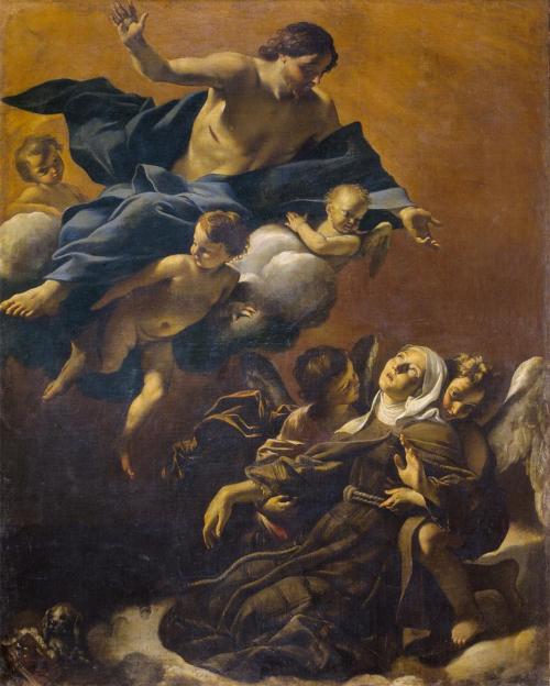 Giovanni Lanfranco (Italian; 1582–1647)Ecstasy of the Blessed Margaret of CortonaAltarpiece for Sant