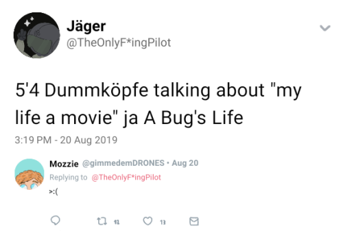 Because I'm Such A Nice Person, I Doodled This Little Twitter Exchange Between Mozzie And Jger
