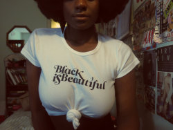 Fashionpassionates:  Get The Black Is Beautiful Tee Here→ Shop Dope Tees At: Sweatstore.outfitmade.com