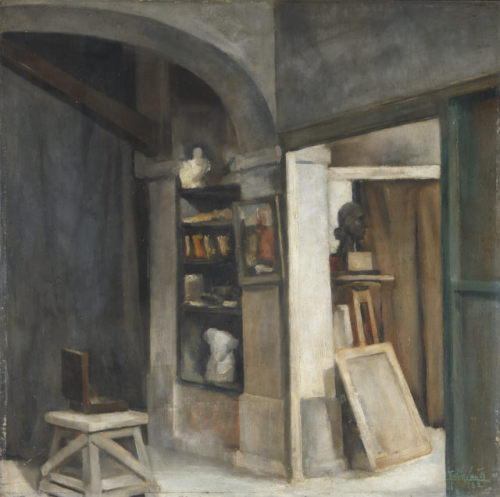 lefildelhorizon:Júlio Santos, Atelier da Rua da Lota, 1932