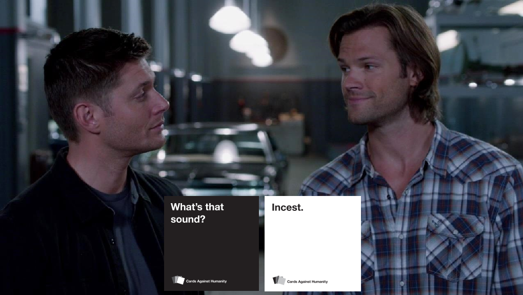 girlwhovian:cards against humanity / supernatural edition requested by anon [sherlock