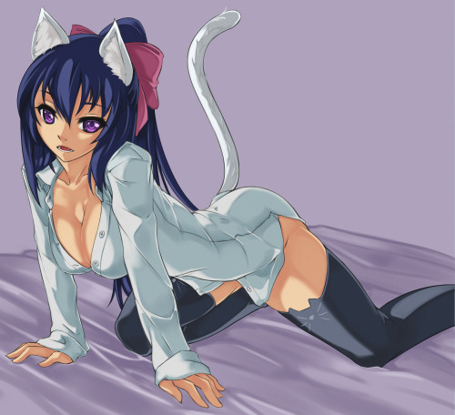 Himari from Omamori Himari, to dispell the wrong perception that I only draw catg- oh, uh… 