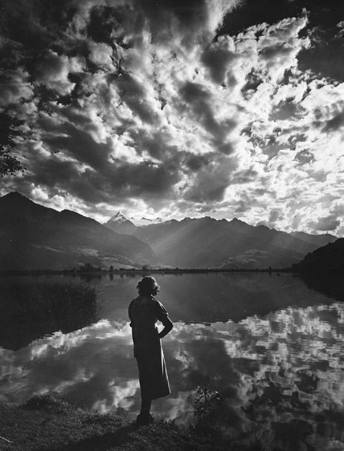 birdsong217:Ernst BaumannAbend am Zeller See (Evening on Lake Zell), 1938.