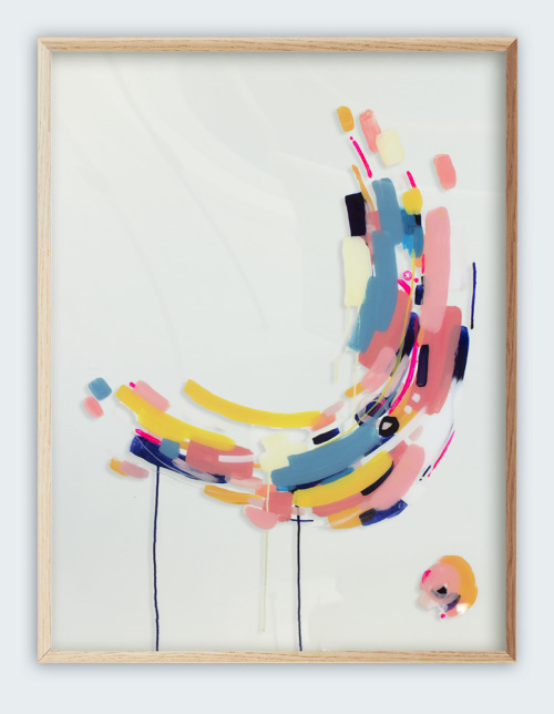 jensievers:‘Those Summer Days’ - Original abstract art on perspex by New Zealand artist, Jen Sievers