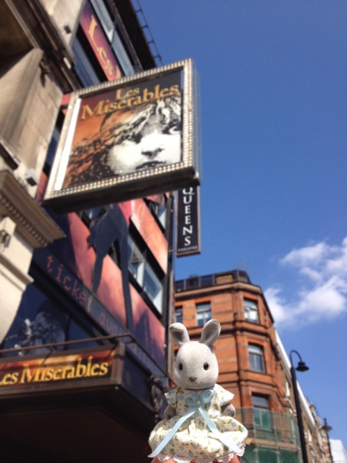 Today Michelle emerged from her winter hibernation and went to see Les Miserables on stage. She thor