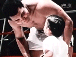 its-a-different-world:  hopeful-melancholy:  Muhammad Ali   I am slain 