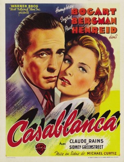 the-dark-city:  Humphrey Bogart Double-bill Noirvember 29th and 30th in Los Angeles, CA &ldquo;Casablanca&rdquo; (1942) Fri: 7:30 pm; Sat: 3:05 &amp; 7:30 pm 1942, USA, 35mm, 102 minutes Directed by Michael Curtiz; screenplay by Julius J. Epstein and