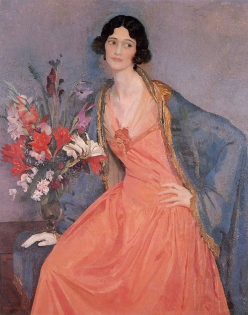 sydneyflapper:Hera by George Lambert, 1924, National Gallery of VictoriaA portrait of Hera Roberts, 